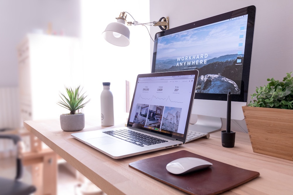 home work desk setup