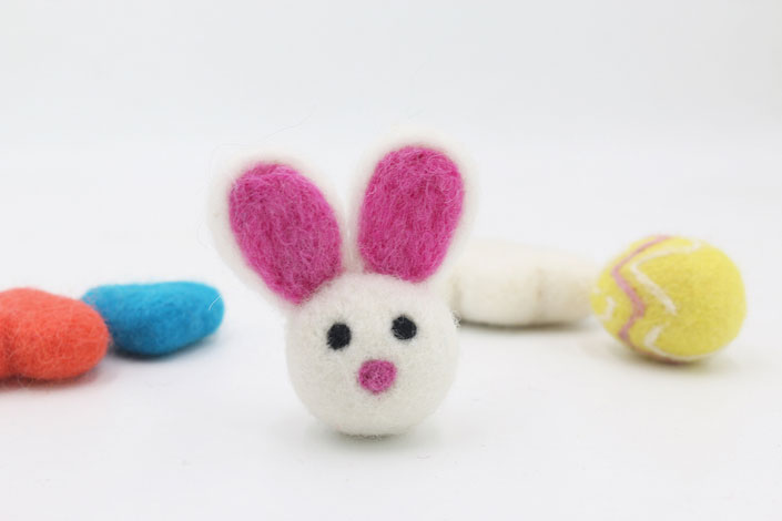 Easter Felt Bunny Head