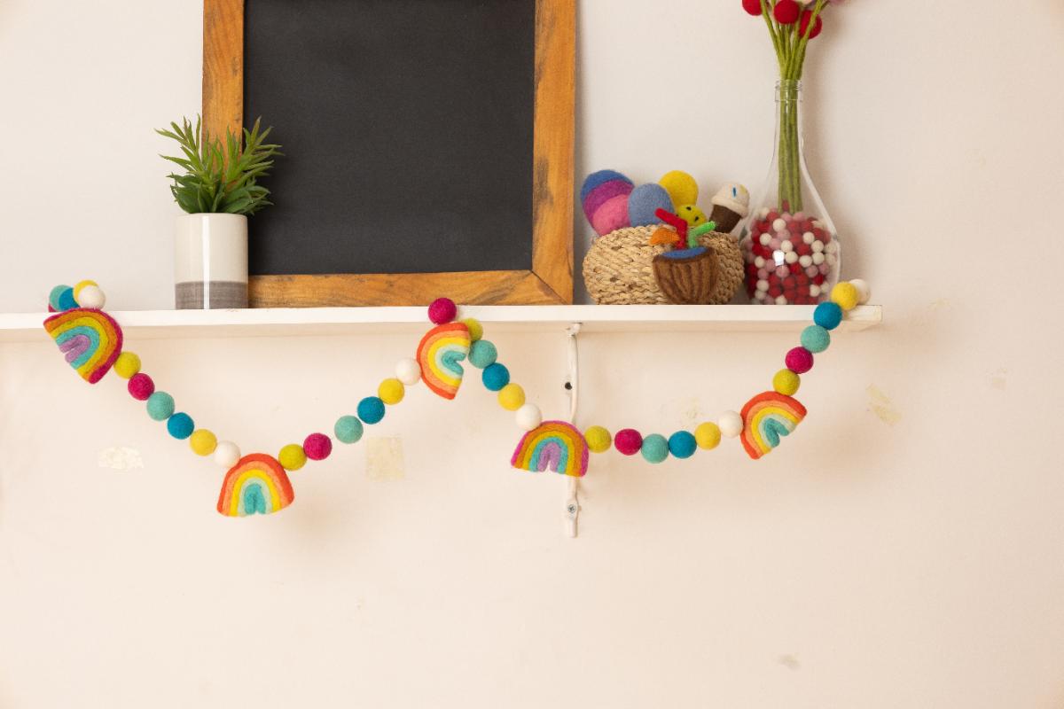 felt garlands