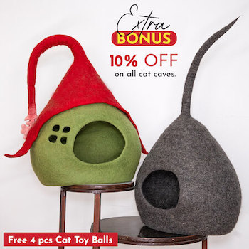Felt Cat Cave 10% Off