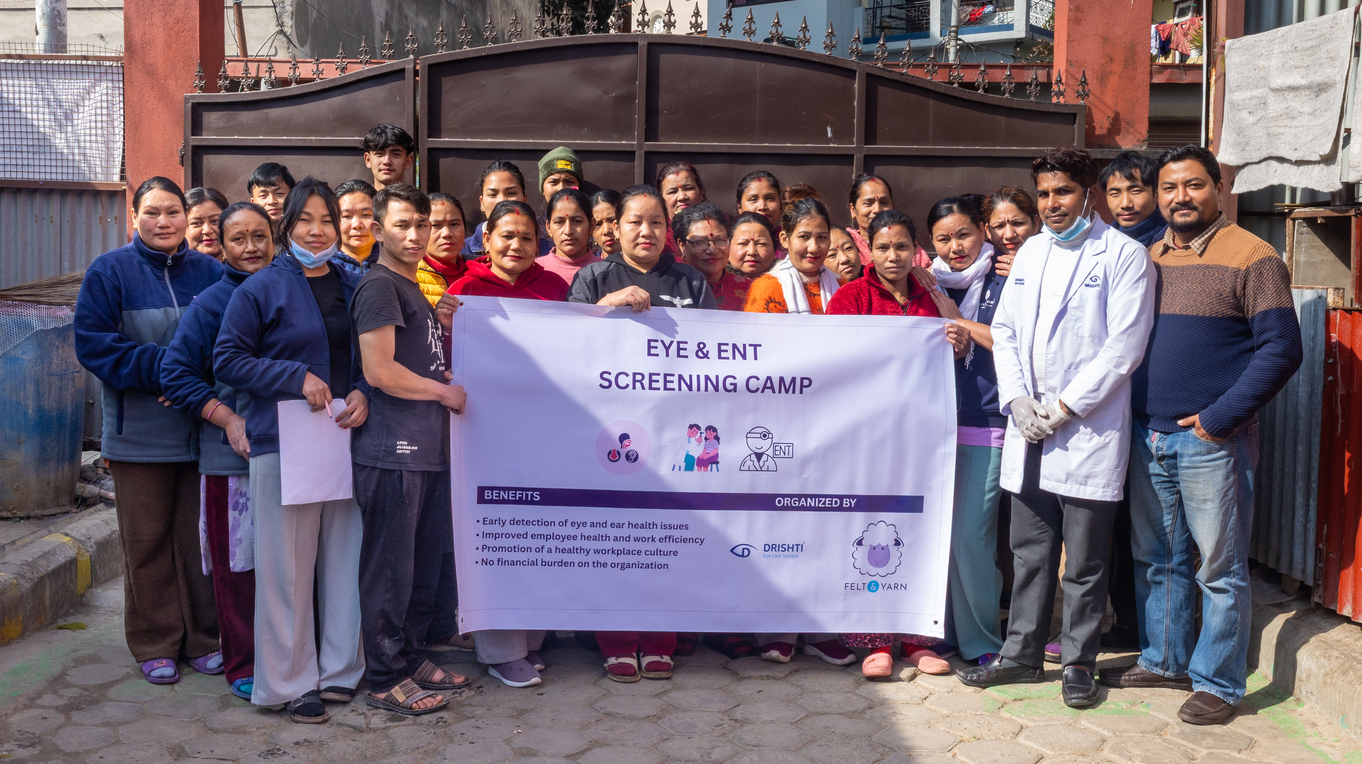 Healthcare support and checkup program for artisan workers