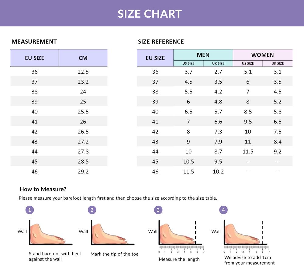 Shoe Size Chart