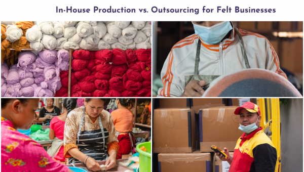 The Hidden Costs of In-House vs. Outsourcing Production for Felt Businesses 