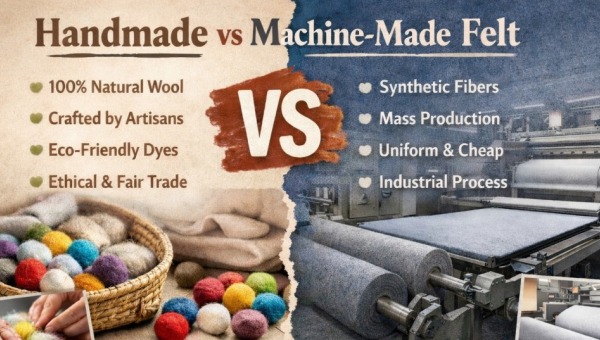 Handmade vs. Machine-Made Felt: What’s the Difference?