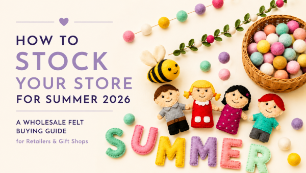 How to Stock Your Store for Summer 2026: A Wholesale Felt Buying Guide for Retailers & Gift Shops