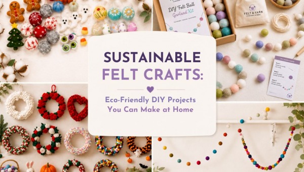 Sustainable Felt Crafts: Eco-Friendly DIY Projects You Can Make at Home